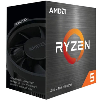 CPU AMD, skt. AM4 AMD Ryzen 5, 5600X , frecventa 3.7 GHz, turbo 4.6 GHz, 6 nuclee, putere 65 W, cooler, 