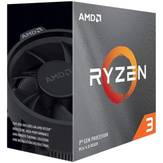 AMD CPU Desktop Ryzen 3 4/8T 5300G (4.2GHz,10MB,65W,AM4) box, with Wraith Stealth Cooler and Radeon Graphics 