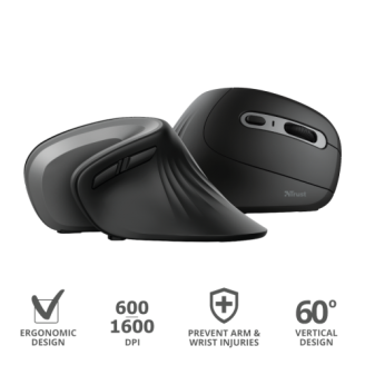 MOUSE Trust Verro Ergonomic Wireless Mouse 23507 (timbru verde 0.18 lei) MOUSE Trust Verro Ergonomic Wireless Mouse 23507 (timbru verde 0.18 lei)