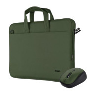TRUST Bologna Laptop Bag And Mouse Set Green 