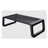 TRUST MONTA GLASS MONITOR STAND BLK 