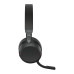 JABRA Evolve2 75 Headset on-ear Bluetooth wireless active noise cancelling USB-C noise isolating black Optimised for UC JABRA Evolve2 75 Headset on-ear Bluetooth wireless active noise cancelling USB-C noise isolating black Optimised for UC