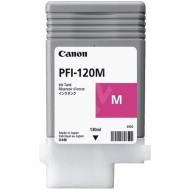 Cartus Cerneala Original Canon Magenta, PFI-120M, pentru IPF TM-200|TM-205|TM-300|TM-305, 130ml, (timbru verde 0.15 lei),NOPP, 