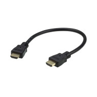 0.3M HDMI 2.0 Cable M/M 30AWG Black 