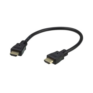 0.3M HDMI 2.0 Cable M/M 30AWG Black 0.3M HDMI 2.0 Cable M/M 30AWG Black