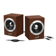 BOXE GENIUS 2.0, RMS: 6W (2 x 3W), USB power, wood, BOXE GENIUS 2.0, RMS: 6W (2 x 3W), USB power, wood,