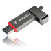 Memorie Verbatim Dual QuickStick. Capacity: 512 GB, Device interface: USB Type-A / USB Type-C, USB version: 3.2 Gen 1 (3.1 Gen 1), Read speed: 550 MB/s, Write speed: 500 MB/s. 