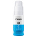 Cartus Cerneala Original Canon Cyan, GI-40C, pentru G6040|G5040, 7.7K, (timbru verde 0.15 lei), 