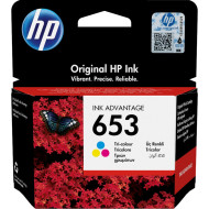 Cartus Cerneala Original HP Color, nr.653, pentru DJ 6075|6475 AIO, , (timbru verde 0.15 lei), Cartus Cerneala Original HP Color, nr.653, pentru DJ 6075|6475 AIO, , (timbru verde 0.15 lei),
