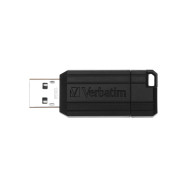MEMORII USB Verbatim 2.0 PINSTRIPE 128GB BLACK, 