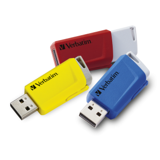 MEMORIE USB VERBATIM StoreNClick 3X16GB USB 3.0 ROSU/NEGRU/GALBEN 