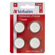 BATERIE VERBATIM, butoni (CR2430), 3V litiu, 4 buc., 