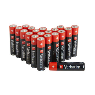 BATERIE VERBATIM  AAA (R3), 1.5V alcalina, 20 buc., 