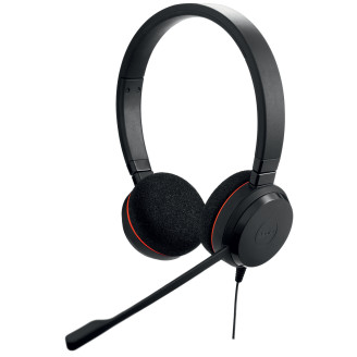 JABRA Evolve 20, Stereo MS, USB C/A adapter 