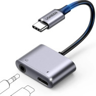 ADAPTOR Incarcare si audio Ugreen, 