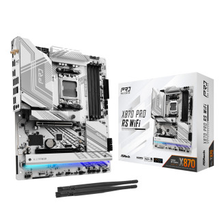 Placa de baza ASRock X870 Pro RS WiFi, AMD X870, AM5, ATX, DDR5 Placa de baza ASRock X870 Pro RS WiFi, AMD X870, AM5, ATX, DDR5