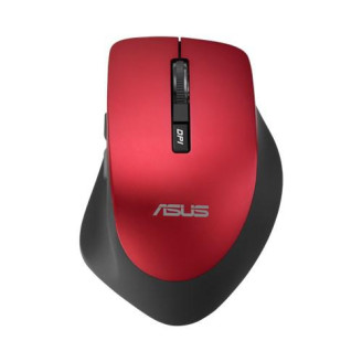 MOUSE Asus, WT425, PC sau NB, wireless, 2.4GHz, optic, 1600 dpi, butoane/scroll 6/1,  negru / rosu, 90XB0280-BMU030 (timbru verde 0.18 lei)