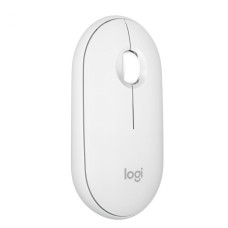 LOGITECH Pebble Mouse 2 M350s - TONAL WHITE - BT - N/A - EMEA-808 - DONGLELESS 