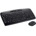 KIT wireless LOGITECH, tastatura wireless multimedia MK330 + mouse wireless 1000dpi, 3 butoane M215, black, MK330 920-003999  (timbru verde 0.8 lei)