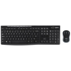 KIT wireless LOGITECH, tastatura wireless multimedia + mouse wireless 3 butoane, black, KIT wireless LOGITECH, tastatura wireless multimedia + mouse wireless 3 butoane, black,