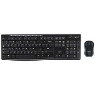 KIT wireless LOGITECH, tastatura wireless multimedia + mouse wireless 3 butoane, black, KIT wireless LOGITECH, tastatura wireless multimedia + mouse wireless 3 butoane, black,