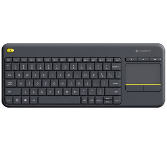 TASTATURA LOGITECH wireless, cu touchpad, black, K400 Plus 45500377 920-007145 (timbru verde 0.8 lei) TASTATURA LOGITECH wireless, cu touchpad, black, K400 Plus 45500377 920-007145 (timbru verde 0.8 lei)