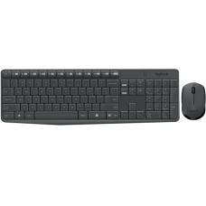 KIT wireless LOGITECH, tastatura wireless multimedia + mouse wireless 3 butoane, black, KIT wireless LOGITECH, tastatura wireless multimedia + mouse wireless 3 butoane, black,