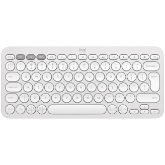 Tastatura Bluetooth Logitech Pebble Keys 2 K380s, Multi-Device, Tonal White 45507172, 920-011852 (timbru verde 0.18lei)