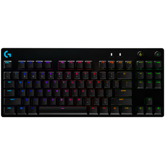 TASTATURI Logitech - gaming G PRO X TKL LIGHTSPEED Mechanical Gaming Keyboard - BLACK - US INTL - TACTILE 920-012136 (timbru verde 0.8 lei)