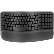 LOGITECH Wave Bluetooth ergonomic keyboard - GRAPHITE - US INTL - B2B LOGITECH Wave Bluetooth ergonomic keyboard - GRAPHITE - US INTL - B2B