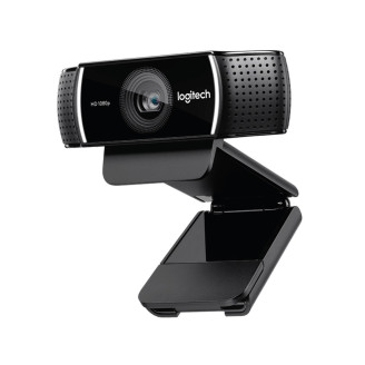 CAMERA  web LOGITECH Webcam C922, Full HD rez 1920 x 1080, USB 2.0, microfon, negru, 