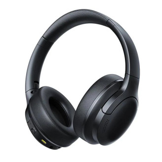CASTI Baseus Bowie Bass BH1 Lite Wireless Noise Cancelling, over ear, 40mm Dynamic Drivers, autonomie 80 ore, microfon pe casca, conectare prin Bluetooth 6.0, negru 
