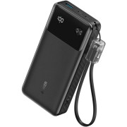 POWER BANK Anker 20.000 mAh, 30W PD 3.1, 1 x USB, 2 x USB-C, afisaj inteligent, 560 g, negru, 