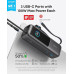 POWER BANK Anker 25.000 mAh, 165W 2 x cablu USB-C incorporat, 3 x USB-C (max 100W per port), 1 x USB-A (max 30W), afisaj LED, 595g, gri, POWER BANK Anker 25.000 mAh, 165W 2 x cablu USB-C incorporat, 3 x USB-C (max 100W per port), 1 x USB-A (max 30W), afisaj LED, 595g, gri,