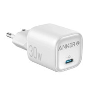 Alimentator retea Anker, Zolo, 30W, fast charge, 1 x USB-C, alb, Alimentator retea Anker, Zolo, 30W, fast charge, 1 x USB-C, alb,