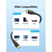Cablu video Vention, HDMI (T) la HDMI (T), 1m, rezolutie 8K la 60Hz, conectori auriti, negru, 
