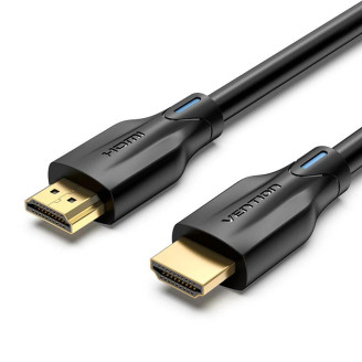 Cablu video Vention, HDMI (T) la HDMI (T), 5m, rezolutie 8K la 60Hz, conectori auriti, negru 