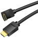 Cablu video Vention, HDMI(T) la HDMI(T), 1.5m, rezolutie maxima 4K la 60Hz, conectori auriti, cupru, unghi 270 grade, negru, 