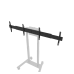 NM Newstar adaptor 2 ecrane, negru 