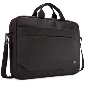 GEANTA CASE LOGIC, pt. notebook de max. 15.6 inch, 1 compartiment, buzunar frontal x 2, waterproof, poliester, negru, 