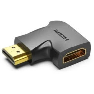 Adaptor video Vention, HDMI(T) la HDMI(M), unghi 270 grade, rezolutie 4K la 60Hz, PVC, negru, 