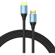Cablu video Vention, HDMI(T) la HDMI(T), 1m, rezolutie maxima 4K la 60Hz/1080p la 60Hz, conectori auriti, cupru, invelis PVC, negru, 