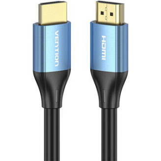 Cablu video Vention, HDMI(T) la HDMI(T), 2m, rezolutie maxima 4K la 60Hz/1080p la 60hz, conectori auriti, cupru, invelis PVC, negru, 