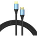 Cablu video Vention, HDMI (T) la HDMI (T), 3m, rezolutie 4K@ la 60Hz, conectori auriti, albastru, 