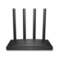ROUTER TP-LINK wireless 1900Mbps, MU-MIMO, 4 porturi Gigabit, 4 antene externe, Dual Band 2.4 GHz+5 GHz AC1900 