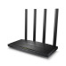 ROUTER TP-LINK wireless 1900Mbps, MU-MIMO, 4 porturi Gigabit, 4 antene externe, Dual Band 2.4 GHz+5 GHz AC1900 