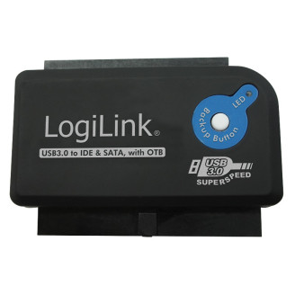 ADAPTOR USB LOGILINK, USB 3.0 (T) la IDE (M) ori S-ATA (M), adaptor USB la unitati 2.5