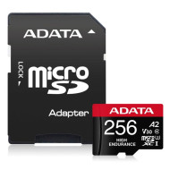 CARD MicroSD ADATA, Premium, 256 GB, V30 UHS-I U3 