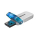 MEMORIE USB 2.0 ADATA 32 GB, cu capac, carcasa plastic, alb, 