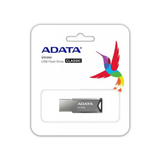 MEMORIE USB 2.0 ADATA 16 GB, clasica, carcasa aluminiu, argintiu, 